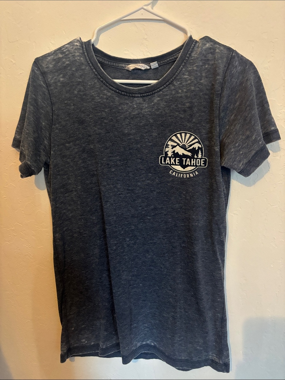 Lake Tahoe Graphic Tee - Navy Blue